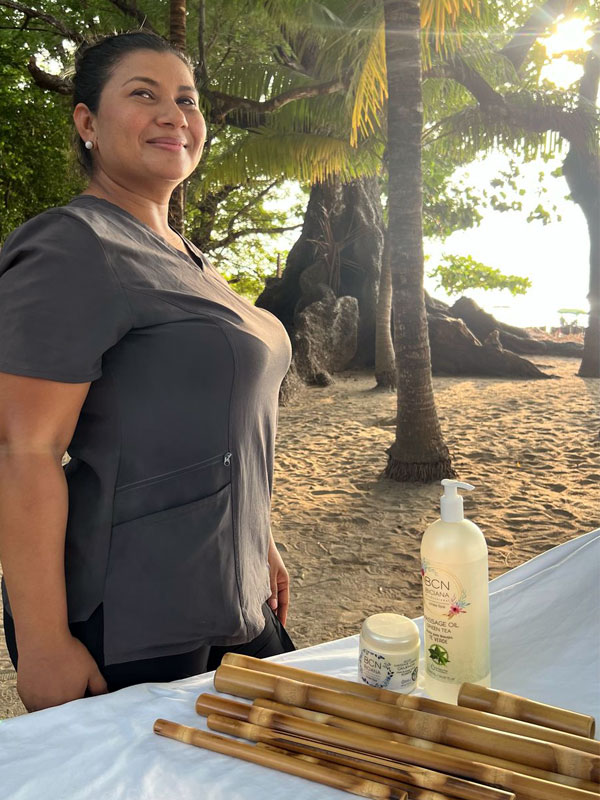 Beach massage in Tamarindo
